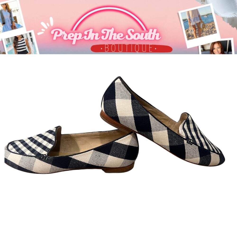 Talbots Ryan Loafers – Buffalo Plaid Black/White – Size 8 | Pre-Owned - Picture 3 of 9